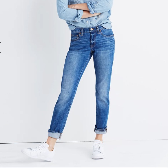 Madewell Denim - MADEWELL- The Slim Boyjean in Walton Wash